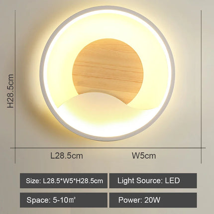 Applique murale LED intérieure style nordique pour chambre et balcon — LZ4X9T1
