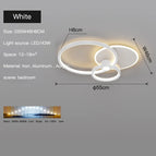 Modèle B-55cm-Blanc / Luminosité réglable / CHINE