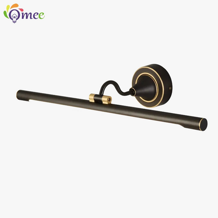Applique murale LED noire style Américain pour salle de bain et miroir — LZ4X9P2