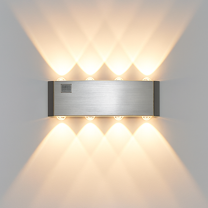 Applique chromé avec LED de couleur Sconce