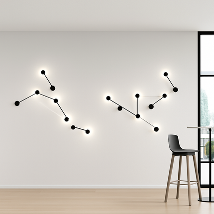 Applique murale LED design artistique à points lumineux — LZ4XJ7