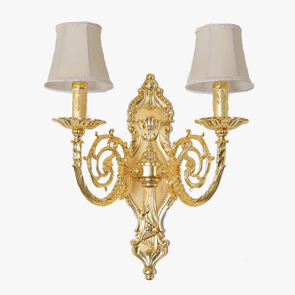applique européenne en alliage de zinc cristal luxe éclairage hôtel