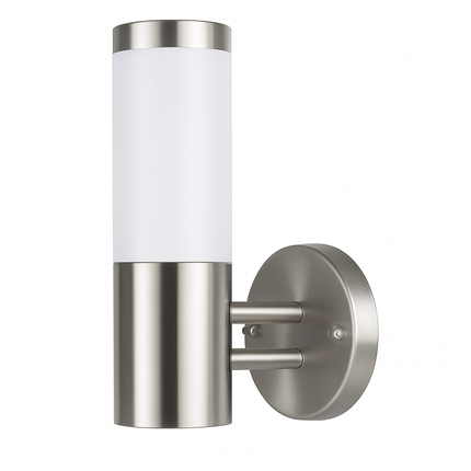 Applique murale LED extérieure design chromé Milky — LZ4X9T2