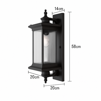 Applique murale extérieure étanche pour jardin et terrasse — LZ4X9P2