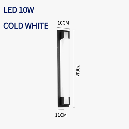 Applique murale LED extérieure étanche IP65 en inox pour jardin et terrasse — LZ4X9T2