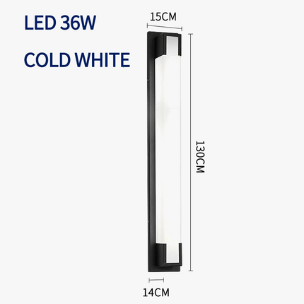 Applique murale LED extérieure étanche IP65 en inox pour jardin et terrasse — LZ4X9T2