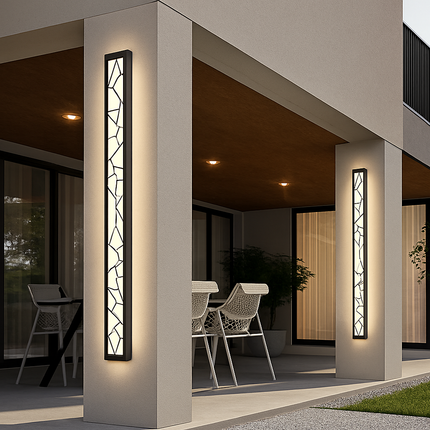 Applique murale extérieure LED étanche IP65 en aluminium pour jardin et porche 110V-220V — LZ4X9TQ