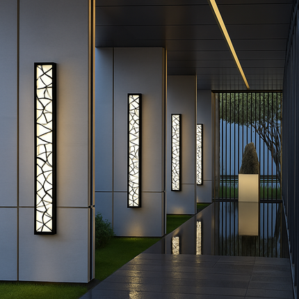 Applique murale extérieure LED étanche IP65 en aluminium pour jardin et porche 110V-220V — LZ4X9T2