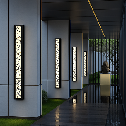 Applique murale extérieure LED étanche IP65 en aluminium pour jardin et porche 110V-220V — LZ4X9TQ