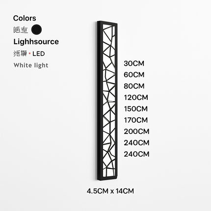 Applique murale extérieure LED étanche IP65 en aluminium pour jardin et porche 110V-220V — LZ4X9T2