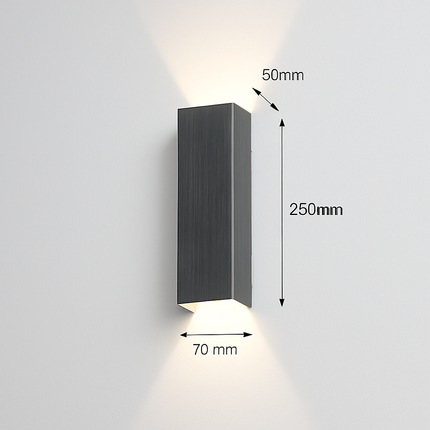 Applique murale LED moderne en aluminium pour intérieur salon et couloir — LZ4X9P2