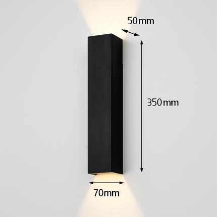 Applique murale LED moderne en aluminium pour intérieur salon et couloir — LZ4X9P2