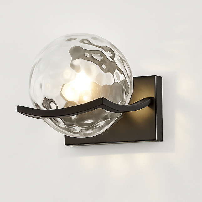 Applique murale LED avec abat-jour en verre pour hôtels — LZ4XJ9