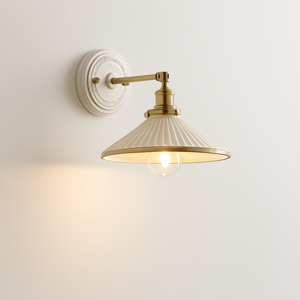 Applique murale LED nordique blanche en céramique Beisde Iwhd — LZ4QX7