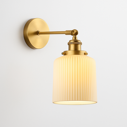 Applique murale LED nordique blanche en céramique Beisde Iwhd — LZ4QX7