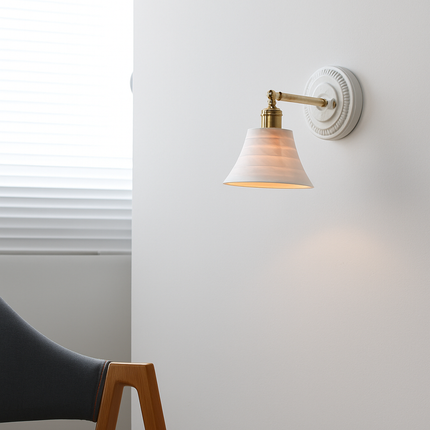 Applique murale LED nordique blanche en céramique Beisde Iwhd — LZ4QX7