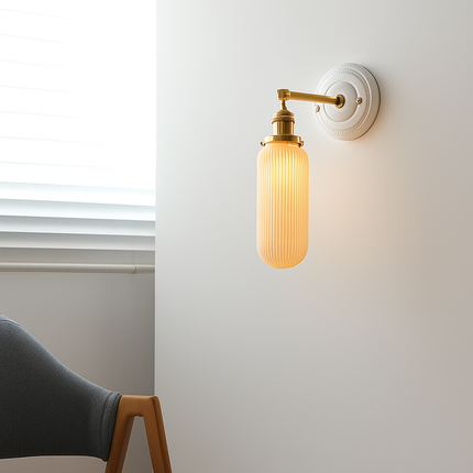 Applique murale LED nordique blanche en céramique Beisde Iwhd — LZ4QX7