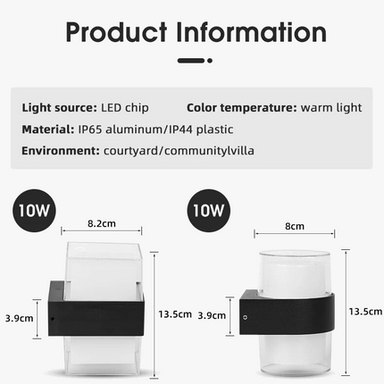 Applique LED étanche extérieur intérieur