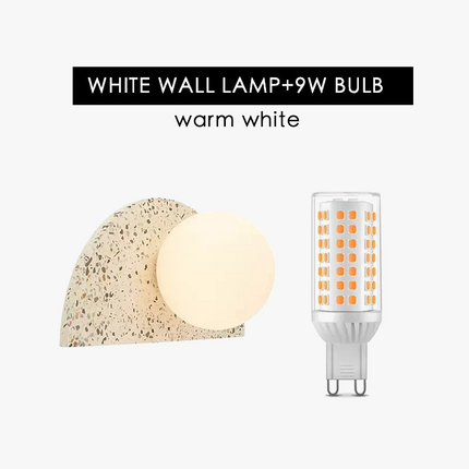 Applique murale LED style terrazzo japonais rétro nordique pour homestay — LZ4QJ7M