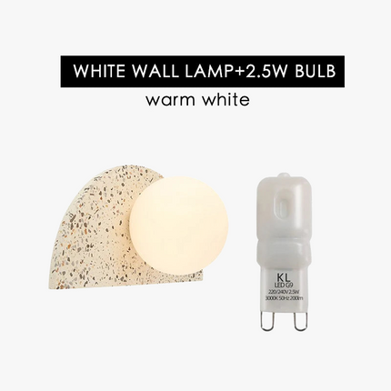 Applique murale LED style terrazzo japonais rétro nordique pour homestay — LZ4QJ7M
