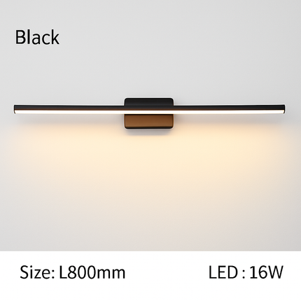 Applique murale LED avec miroir rectangulaire pour salle de bain — LZ4D7Q9