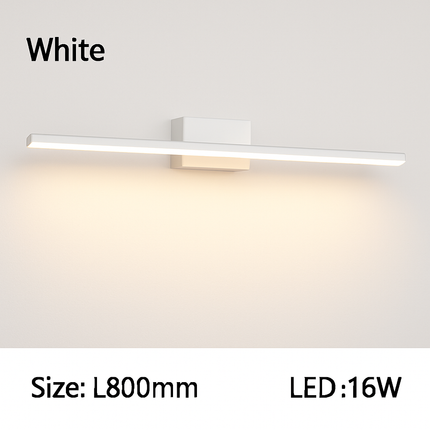 Applique murale LED avec miroir rectangulaire pour salle de bain — LZ4D7Q9