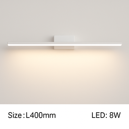 Applique murale LED avec miroir rectangulaire pour salle de bain — LZ4D7Q9