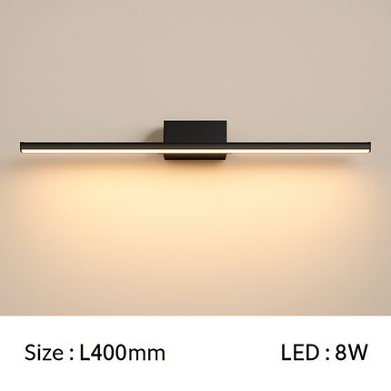 Applique murale LED avec miroir rectangulaire pour salle de bain — LZ4D7Q9