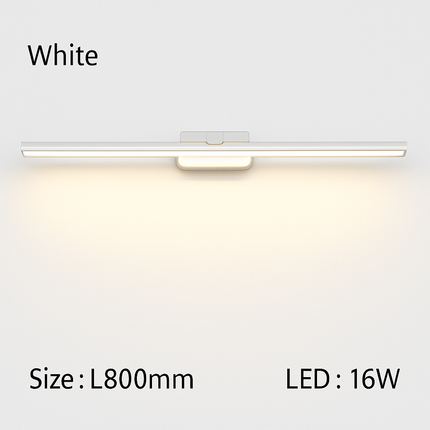 Applique murale LED avec miroir rectangulaire pour salle de bain — LZ4D7Q9