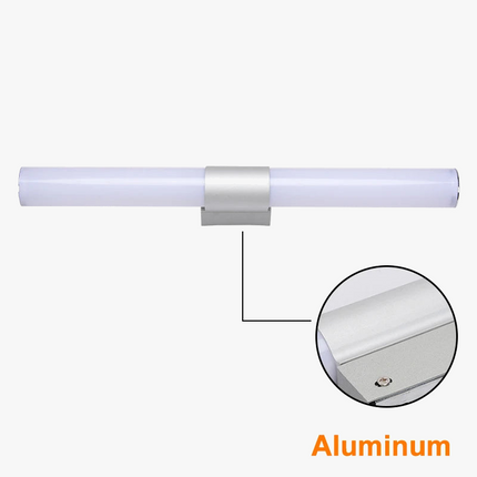 applique moderne en aluminium tube led étanche acrylique décoration murale