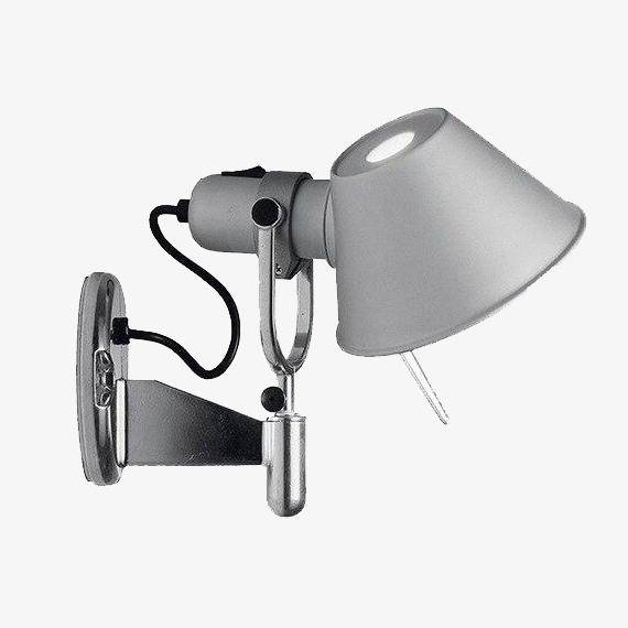 Applique murale à LED argenté ajustable Hat