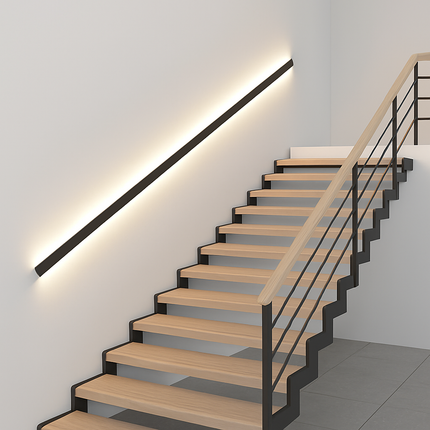 Applique murale à accoudoir long avec éclairage simple décoratif — LZ4P9XQ