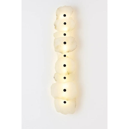 Applique murale art déco en laiton et marbre naturel — LZ4X9QJ
