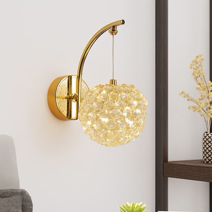Applique murale de luxe en cristal style français pour intérieur élégant — LZ4X9T2