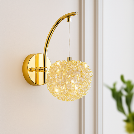 Applique murale de luxe en cristal style français pour intérieur élégant — LZ4X9T2