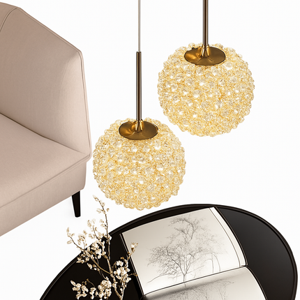 Applique murale de luxe en cristal style français pour intérieur élégant — LZ4X9T2