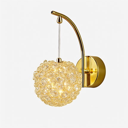 Applique murale de luxe en cristal style français pour intérieur élégant — LZ4X9T2