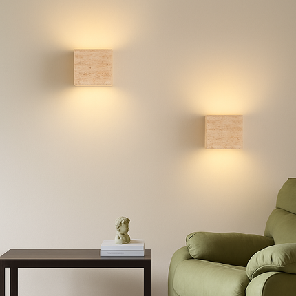 Applique murale en pierre naturelle pour éclairage d’ambiance — LZ4G7XQ