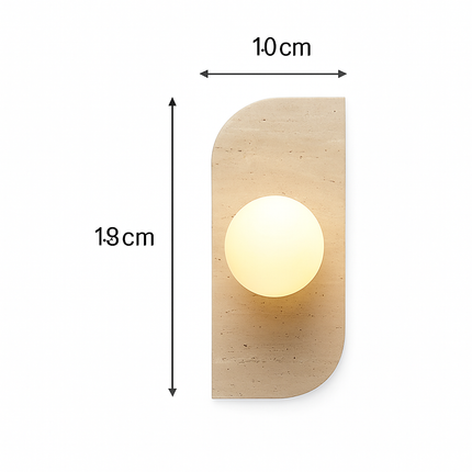 Applique murale en pierre naturelle pour éclairage d’ambiance — LZ4G7XQ