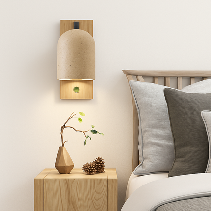 Applique murale en pierre naturelle pour éclairage d’ambiance — LZ4G7XQ
