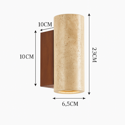 Applique murale en pierre naturelle pour éclairage d’ambiance — LZ4G7XQ
