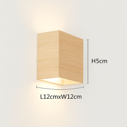 Applique murale décorative en bois style nordique pour intérieur — LZ4X9P2