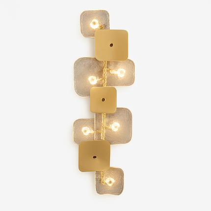 Applique murale carrée en cuivre au design post-moderne simple — LZ3QX9