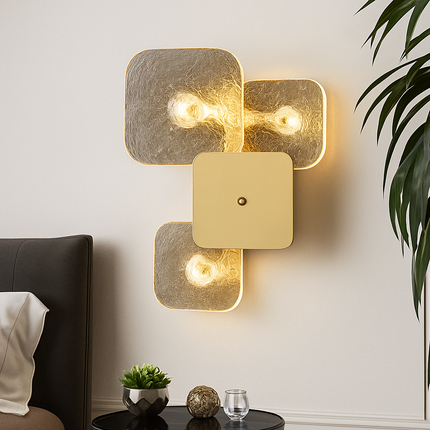 Applique murale carrée en cuivre au design post-moderne simple — LZ3QX9