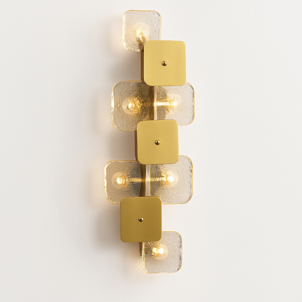 Applique murale carrée en cuivre au design post-moderne simple — LZ3QX9
