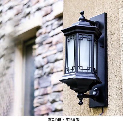 Applique murale extérieure étanche au style rétro chinois — LZ4T9Q2