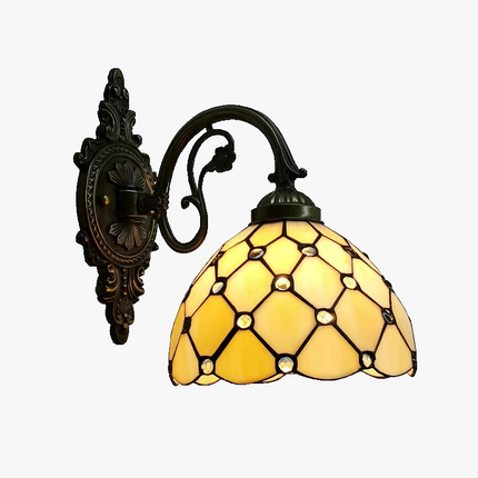 Applique murale style Tiffany en perles de verre classique — LZ4X9M