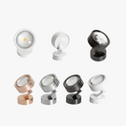 Pearl black / Cold white 6000K / 15W Dimmable