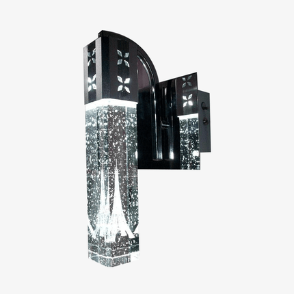 Applique murale cubique en cristal avec design Tour Eiffel Bubble — LZ4X9T