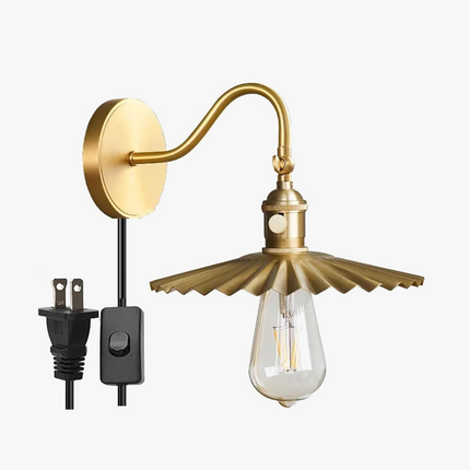 Applique murale LED réglable au design moderne cuivre — LZ4X9P2